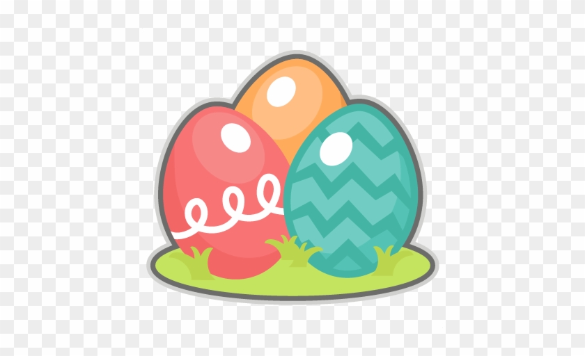 Easter Clipart Transparent Background - Cute Easter Eggs Clipart #240711