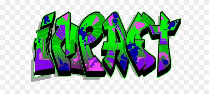 Impact Clipart - Graffiti On A White Background #240716