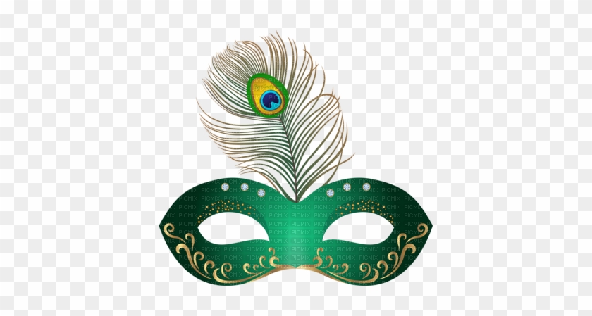 Kaz Creations Peacock Feather Mask Colours - Mask #240739