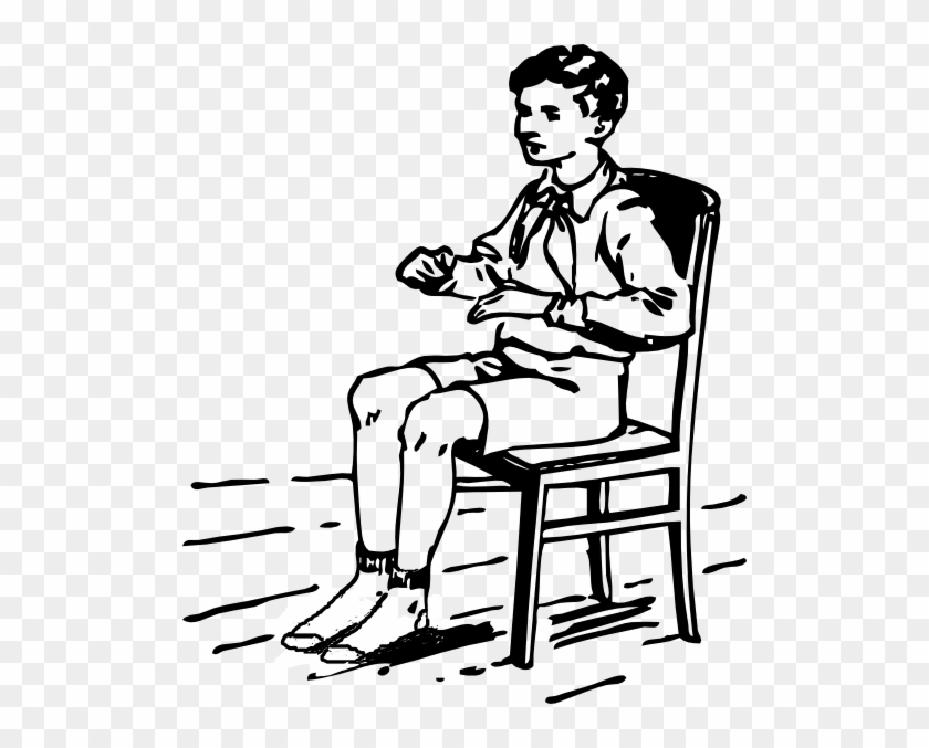 Boy Sitting On A Chair #240895