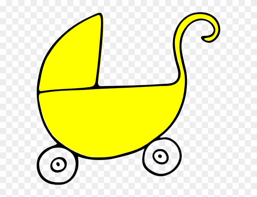 Baby Carriage Stroller Clip Art - Baby Shower Clip Art #240897