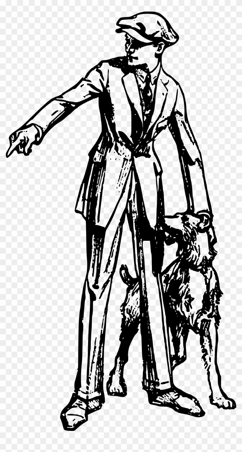 Boy In A Suit With A Dog - Suit #240901