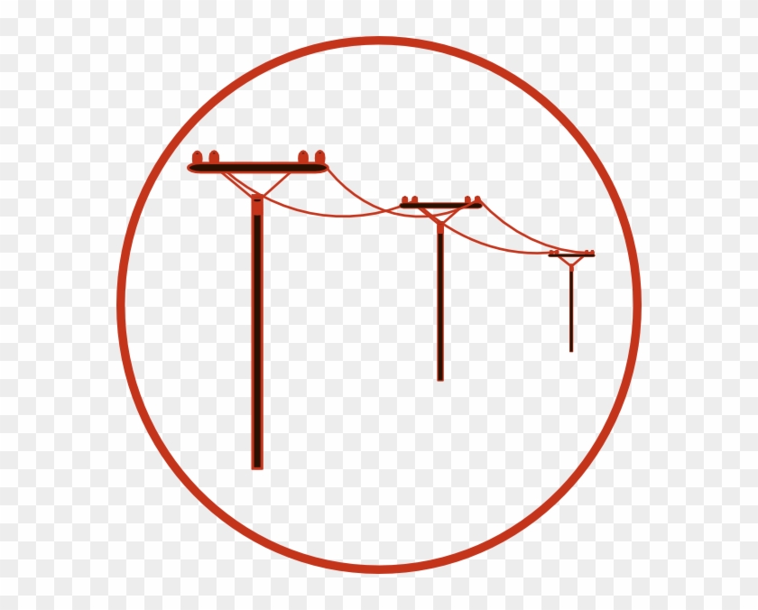 Power Clip Art - Electric Poles Clip Art #240923