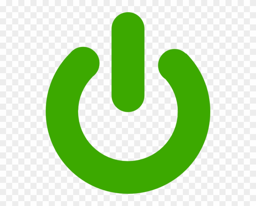 Green Power Button Png #240948