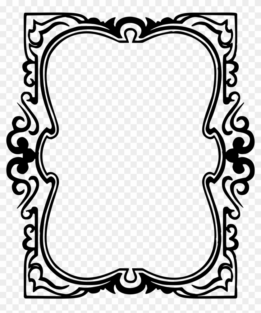 Hand Drawn Ornamental Frame - Frame Png Drawn #240974