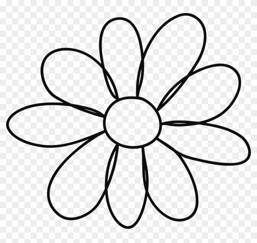 Flower Outline Printable - Things To Draw When Your #241042