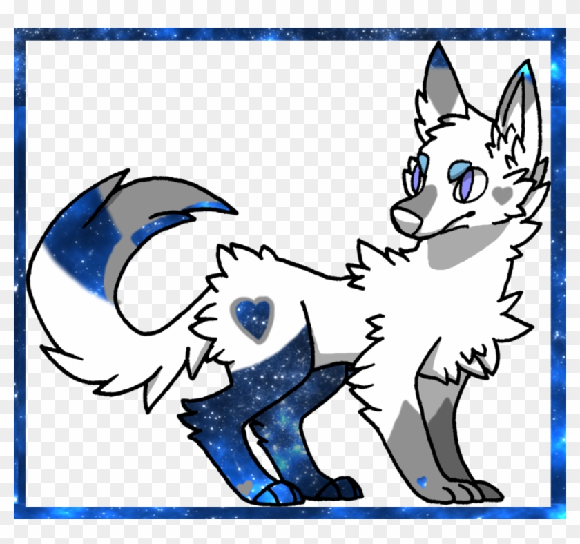 Custom Space Cat/wolf By Rushitheviolineater - Cartoon #241050