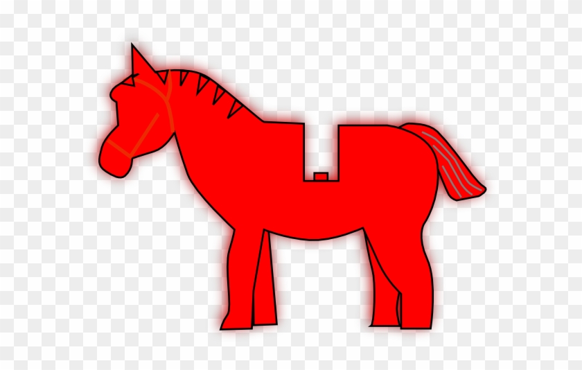 Red Horse Clip Art - Horse Red Art #241055