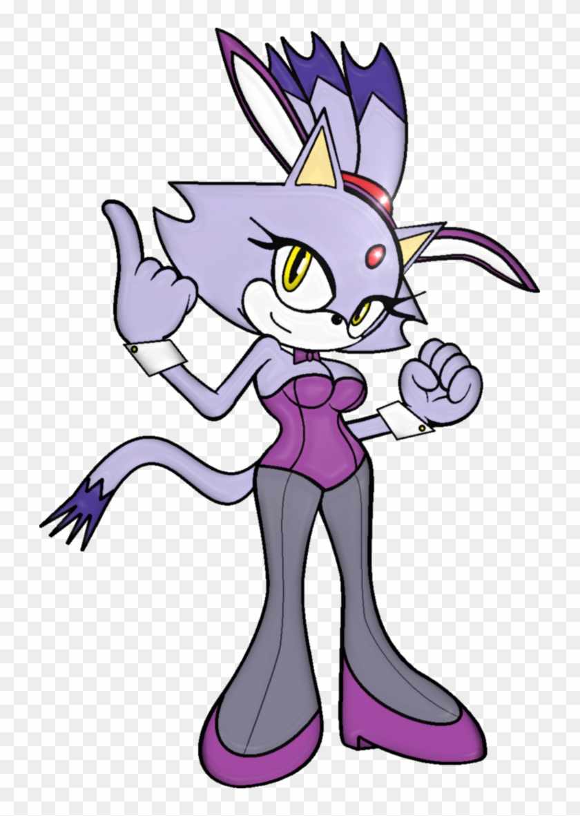 Playboy Blaze The Cat By Erichgrooms3 - Cartoon - Free Transparent PNG Clip...