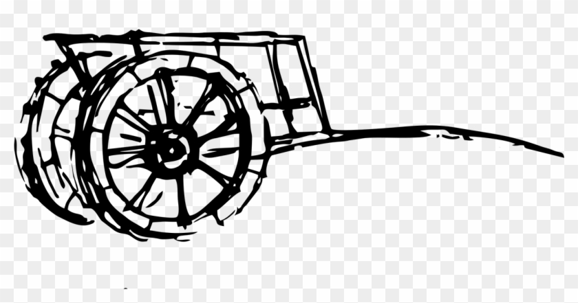 Wagon Cart Hand-drawn - Wagon Cart Hand-drawn #1530879