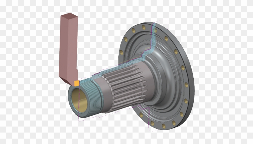 Mastercam Lathe Delivers A Set Of C-axis Programming - Mastercam Lathe Delivers A Set Of C-axis Programming #1531374