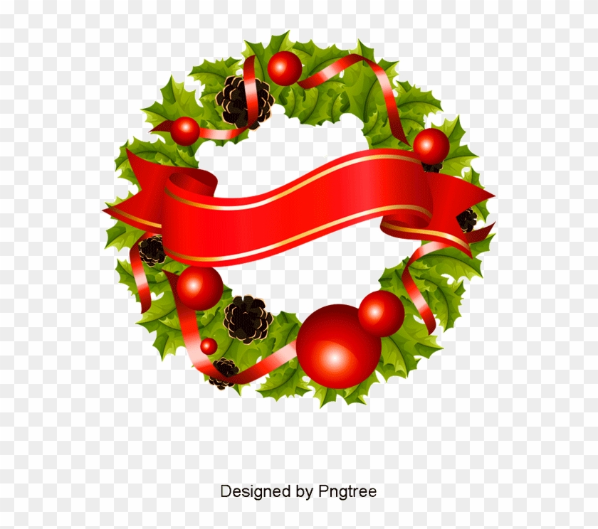 Christmas Wreath, Wreath, Ring Png And Psd - Christmas Wreath, Wreath, Ring Png And Psd #1531821