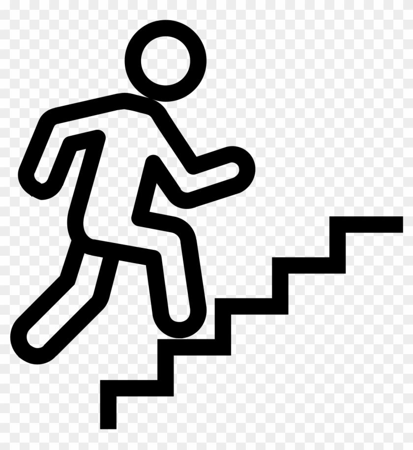 Clipart Walking Staircase - Clipart Walking Staircase #1531863