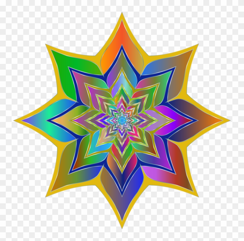 Froebel Star Symmetry Snowflake Ornament - Froebel Star Symmetry Snowflake Ornament #1532216