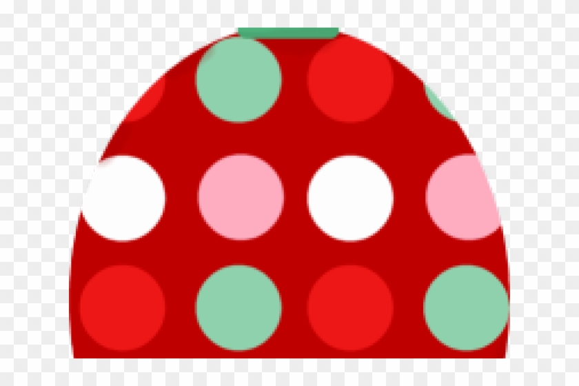 Christmas Ornament Clipart Polka Dot - Christmas Ornament Clipart Polka Dot #1532232