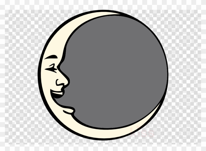 Moon Smiley Clipart Man In The Moon Clip Art - Moon Smiley Clipart Man In The Moon Clip Art #1532419