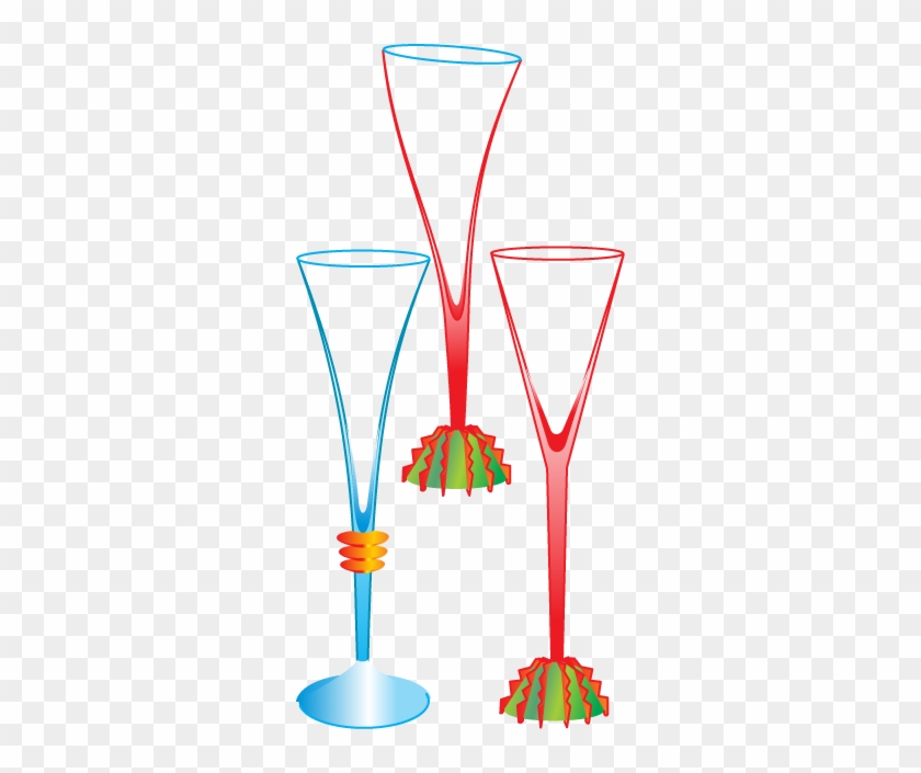 Three Legged Cocktail Glasses - Three Legged Cocktail Glasses #1532446