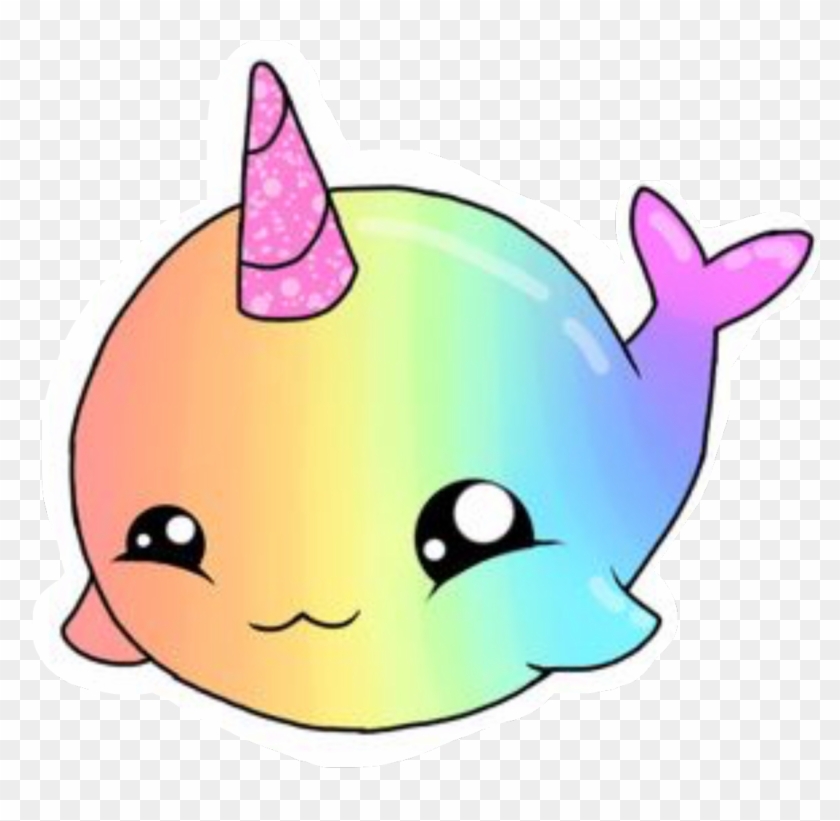 Unicorn Narwhal Narwal Freetoedit - Unicorn Narwhal Narwal Freetoedit #1532627