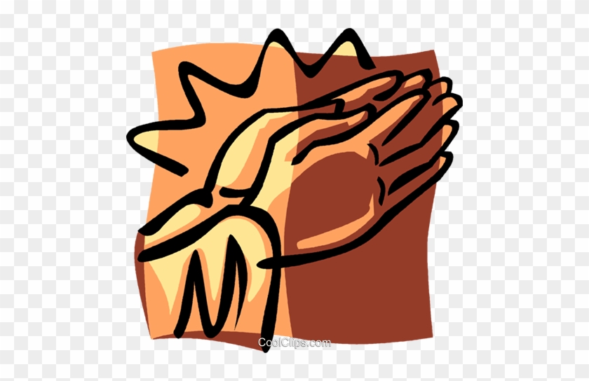 Praying Hands Royalty Free Vector Clip Art Illustration - Praying Hands Royalty Free Vector Clip Art Illustration #1532648