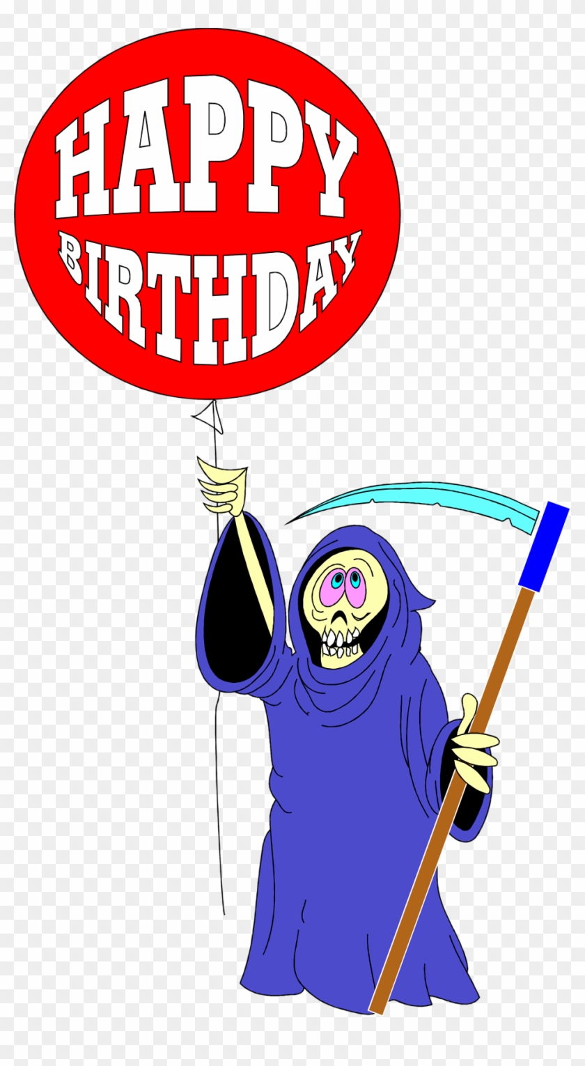 Grim Reaper Birthday Balloons - Grim Reaper Birthday Balloons #1532684