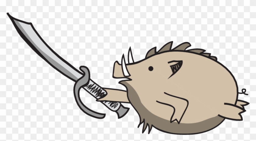 Black Collar Arms Pork Sword Logo - Black Collar Arms Pork Sword Logo #1532775