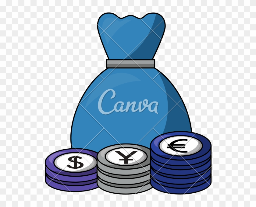 Money Bag Coins Yen - Money Bag Coins Yen #1532899