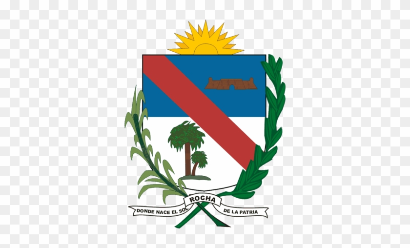 Coat Of Arms Of Rocha Department - Coat Of Arms Of Rocha Department #1533018