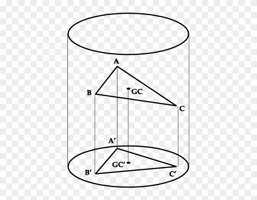 Prism And Cylinder Created By A Triangle Abc And Its - Prism And Cylinder Created By A Triangle Abc And Its #1533076