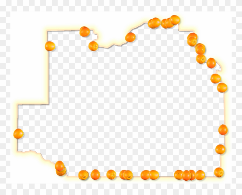 A Map Of Marion With A Yellow-orange Glow Border And - A Map Of Marion With A Yellow-orange Glow Border And #1533315