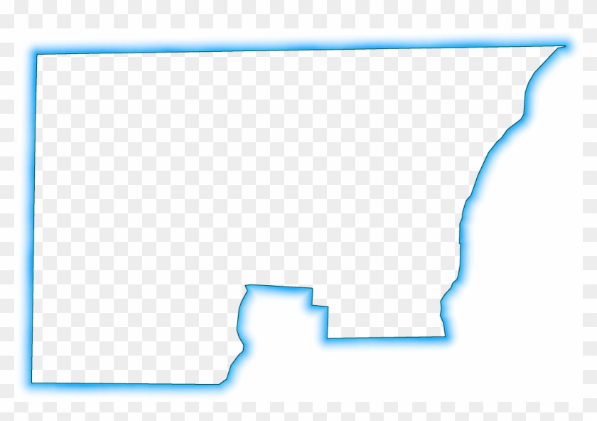 A Turquoise Glow Outline Map Of Holmes - A Turquoise Glow Outline Map Of Holmes #1533318