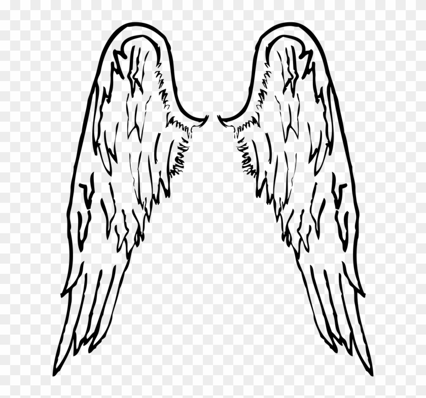 Angels Wings Drawing At Getdrawings - Angels Wings Drawing At Getdrawings #1533359