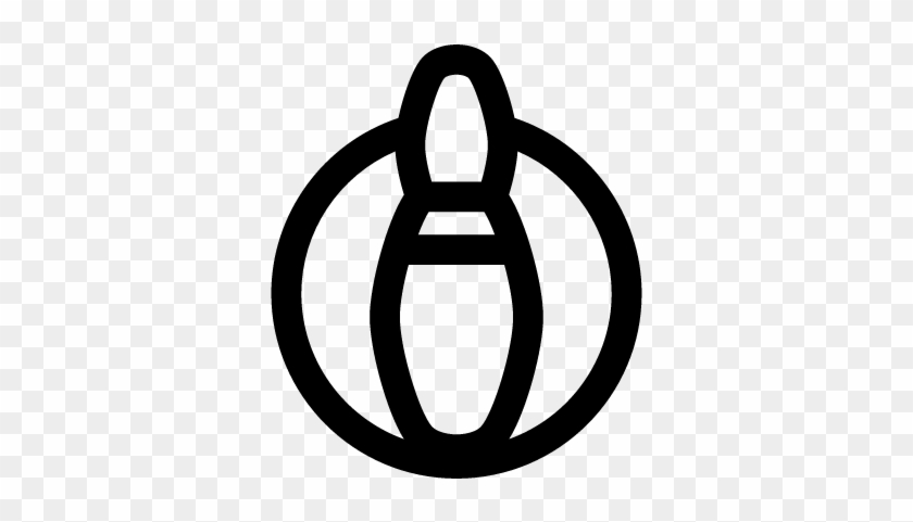 Bowling Pin And Ball Vector - Bowling Pin And Ball Vector #1533438