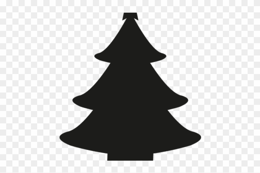Christmas Tree Silhouette - Christmas Tree Silhouette #1533512