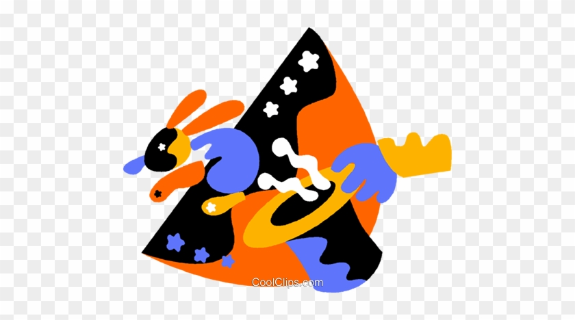 Magician's Rabbit Royalty Free Vector Clip Art Illustration - Magician's Rabbit Royalty Free Vector Clip Art Illustration #1533582