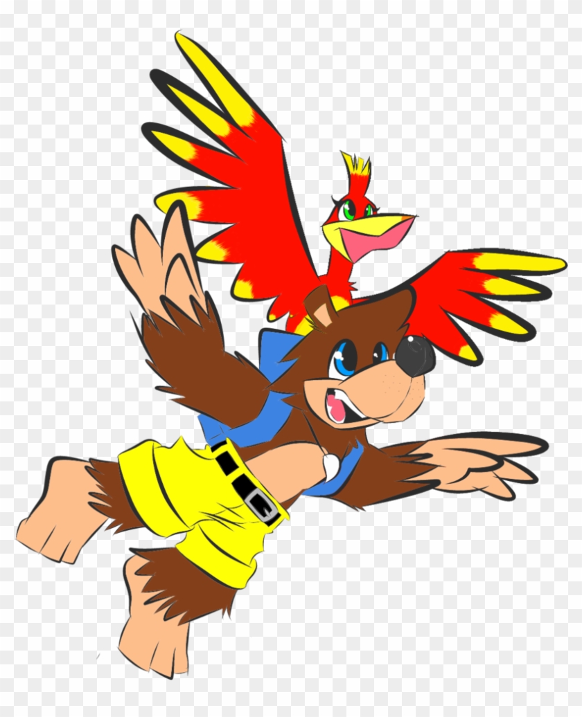 Banner Royalty Free Library And Kazooie Take Flight - Banner Royalty Free Library And Kazooie Take Flight #1533589