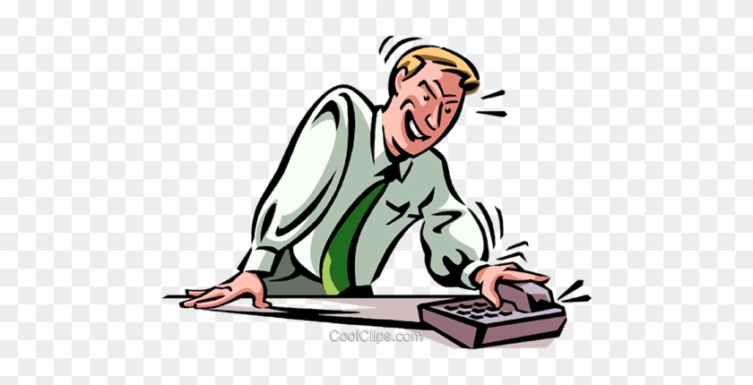 Men On The Phone At Work Royalty Free Vector Clip Art - Men On The Phone At Work Royalty Free Vector Clip Art #1534013