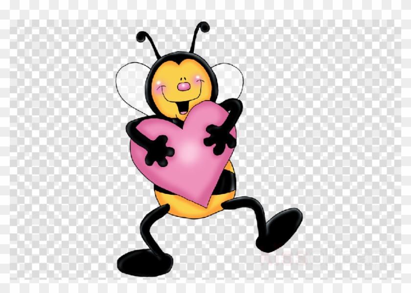 Cartoon Honey Bee Love Clipart Honey Bee Clip Art - Cartoon Honey Bee Love Clipart Honey Bee Clip Art #1534132