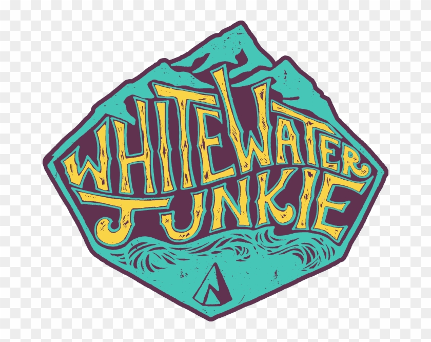 Whitewater Junkie Sticker - Whitewater Junkie Sticker #1534142