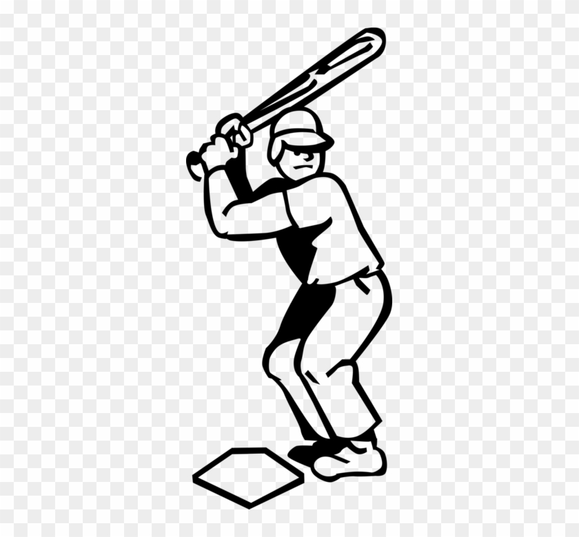 Vector Illustration Of American Pastime Sport Of Baseball - Vector Illustration Of American Pastime Sport Of Baseball #1534191