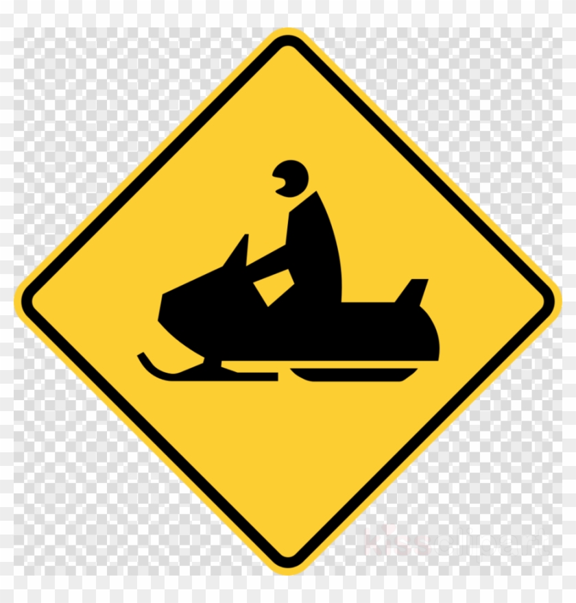 Snowmobile Sign Clipart Traffic Sign Warning Sign Snowmobile - Snowmobile Sign Clipart Traffic Sign Warning Sign Snowmobile #1534435