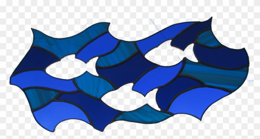 Stained Glass Abstract Fish - Stained Glass Abstract Fish #1534630