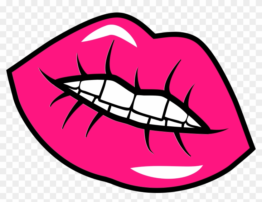 Lips Clipart Eyelash - Lips Clipart Eyelash #1535046