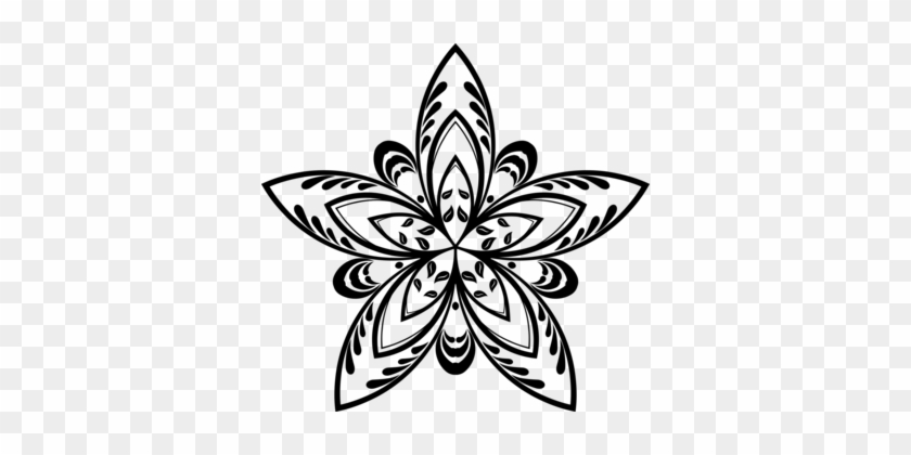 Drawing Line Art Flower Coloring Book Silhouette - Drawing Line Art Flower Coloring Book Silhouette #1535273