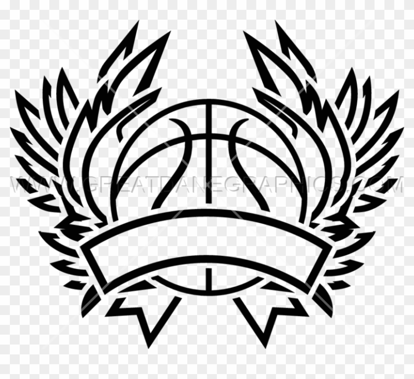 Basketball Metal Crest - Basketball Metal Crest #1535647