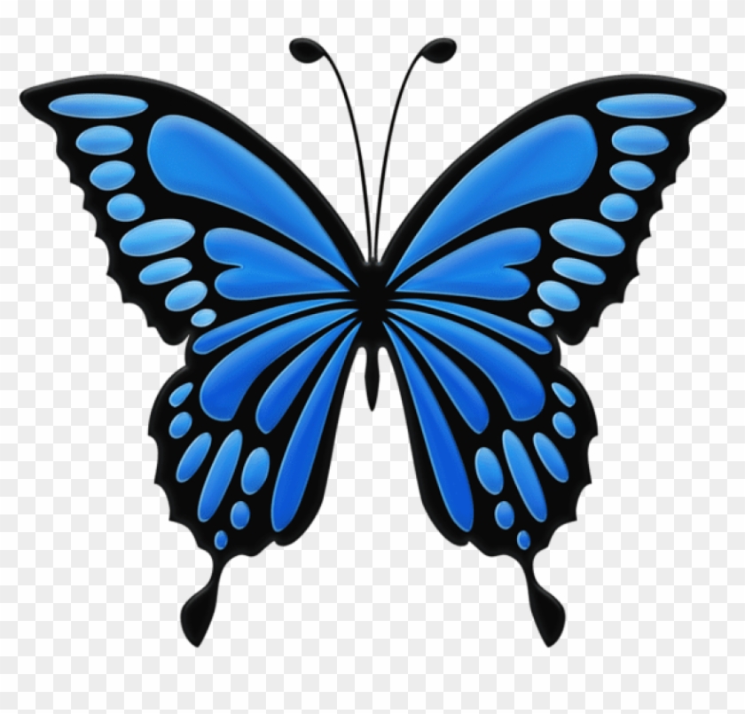 Download Blue Butterfly Clipart Png Photo - Download Blue Butterfly Clipart Png Photo #1536181
