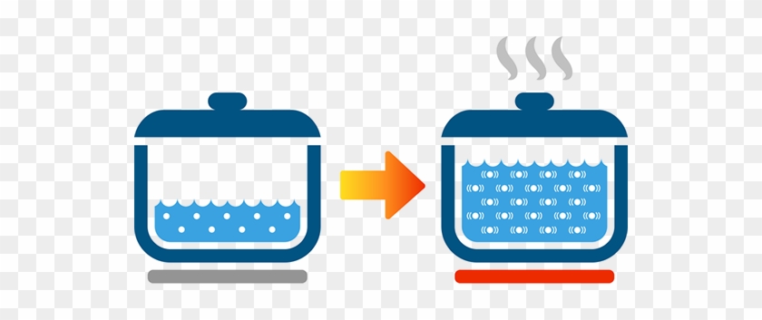 As A Pot Of Water Is Heated, The Water Molecules Move - As A Pot Of Water Is Heated, The Water Molecules Move #1536306