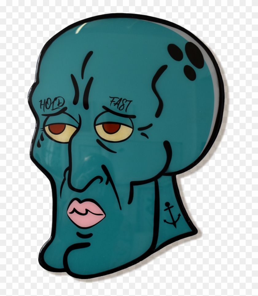 prompthunt handsome squidward male portrait pop asrt style