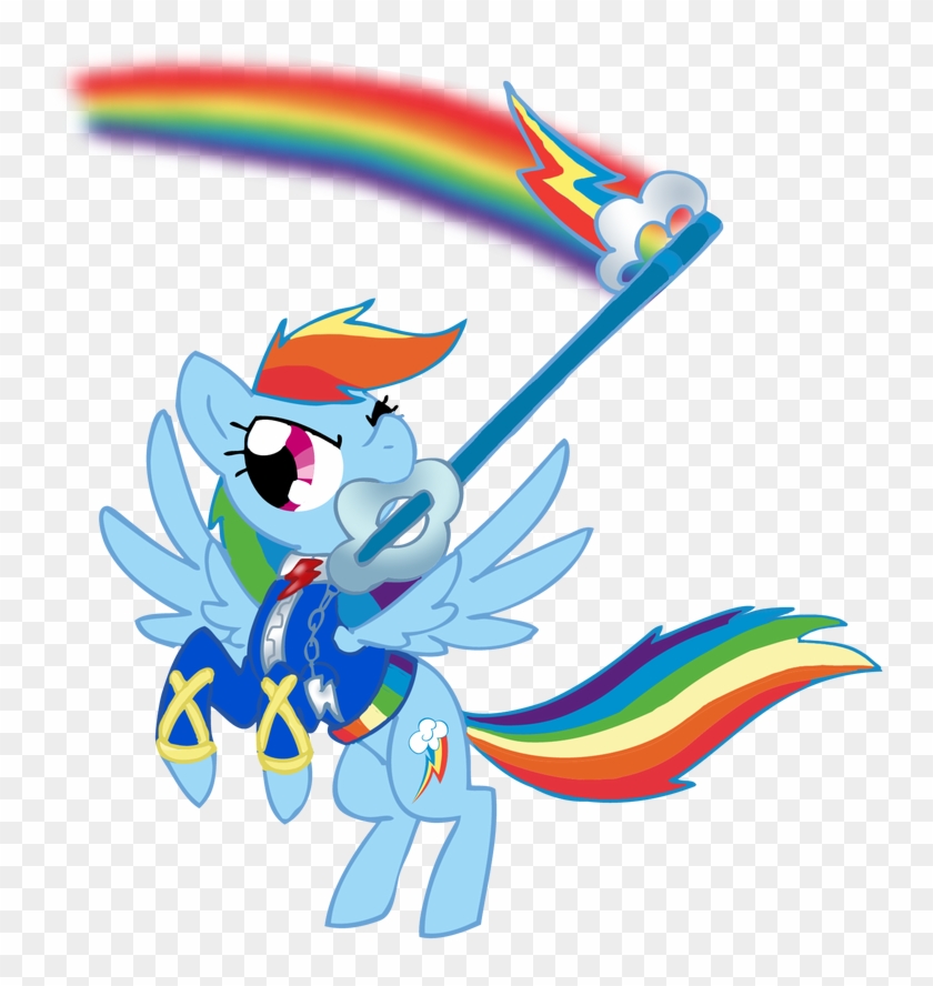 Kingdom Hearts Rainbow Dash By Electric-mongoose - Kingdom Hearts Rainbow Dash By Electric-mongoose #1536510