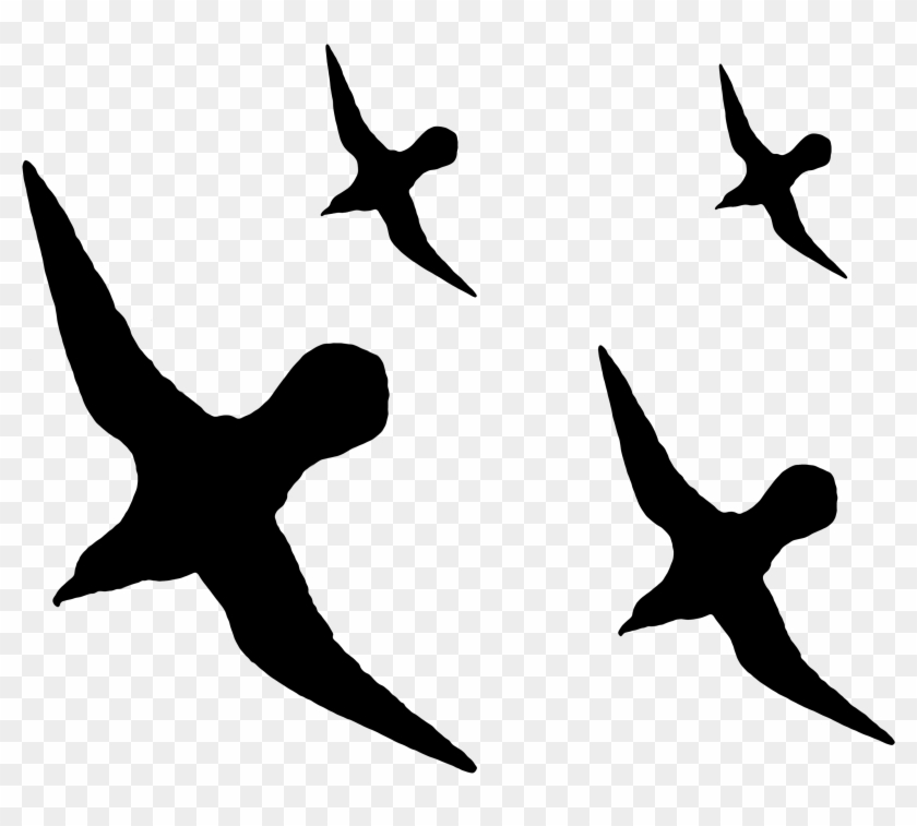 2077 Petrel Birds Silhouettes Free Vintage Clip Art➢ - 2077 Petrel Birds Silhouettes Free Vintage Clip Art➢ #1536573
