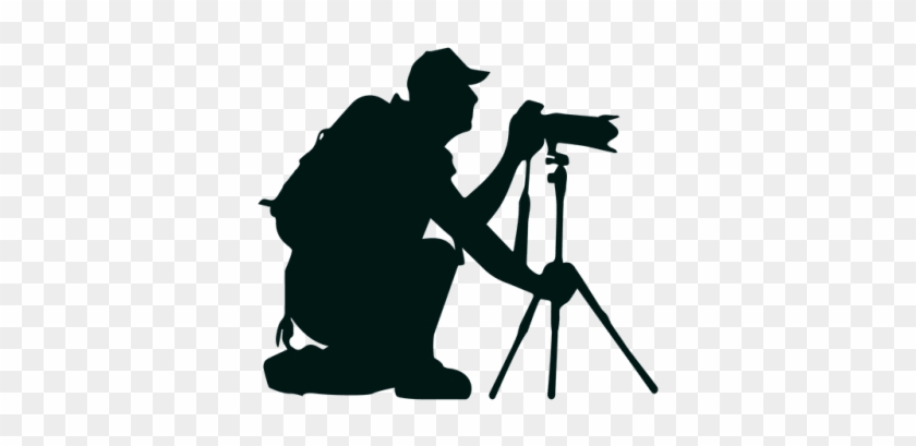 Photographer With Camera Stand Silhouette Transparent - Photographer With Camera Stand Silhouette Transparent #1536797